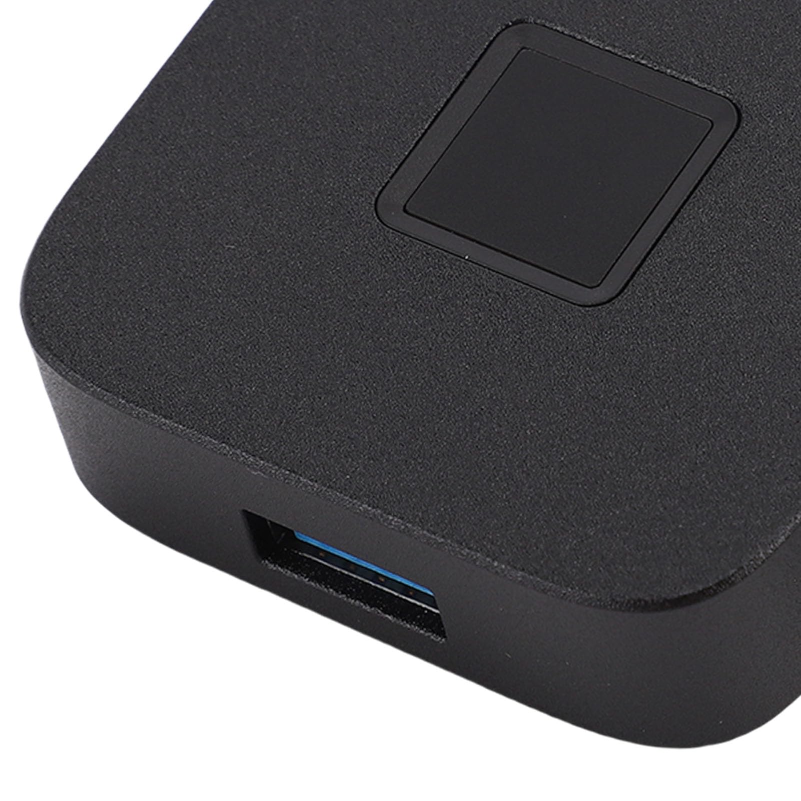Cryfokt Lector de Huellas Dactilares USB Táctil de 360 ​​Grados, Cifrado de Identificación para 10, Escáner Biométrico de Coincidencia Rápida para Múltiples Cuentas (Black)