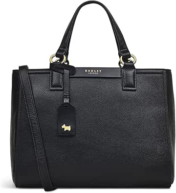 RADLEY London Brook Avenue Women's Leather Shoulder Bag - Medium, Ziptop, Adjustable Strap, Grained Leather