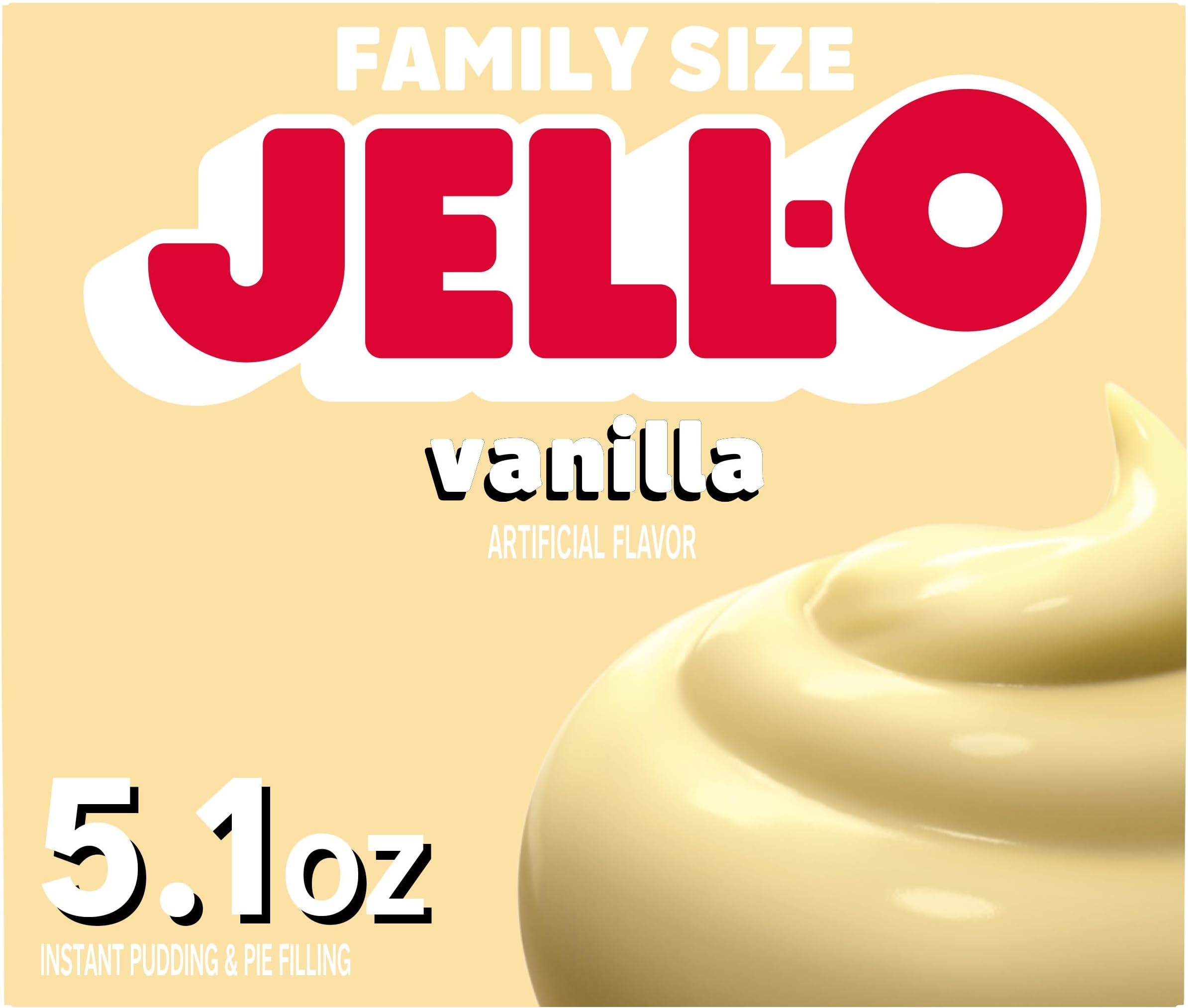 JELL-O Instant Pudding and Pie Filling Vanilla 144g