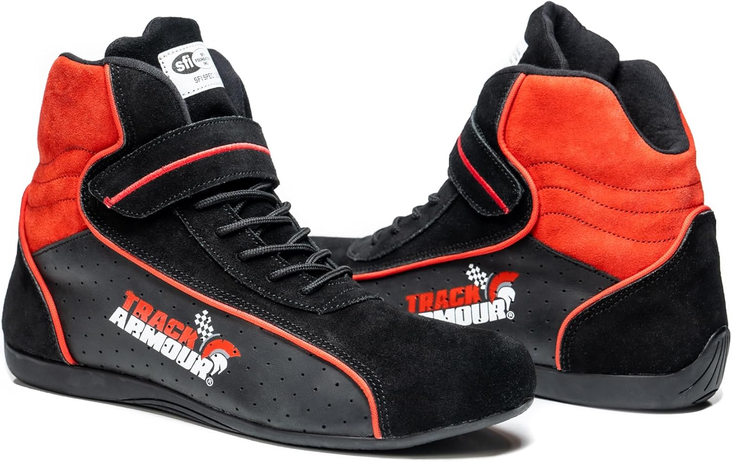 TRACK ARMOUR] SFI 3.3/5 Auto Racing Shoes Black - Image 3