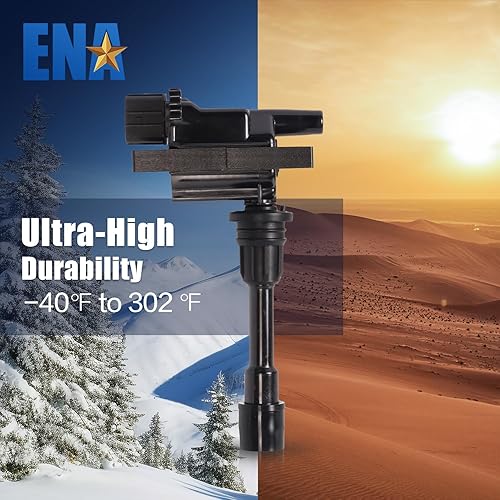 Miniatura 3 de ENA Juego de 2 bobinas de encendido 2.0L L4 compatibles con Mazda 2001 2002 2003 Protege, 02 03 Protege5 2.0 bobinas de repuesto para UF407 C1340