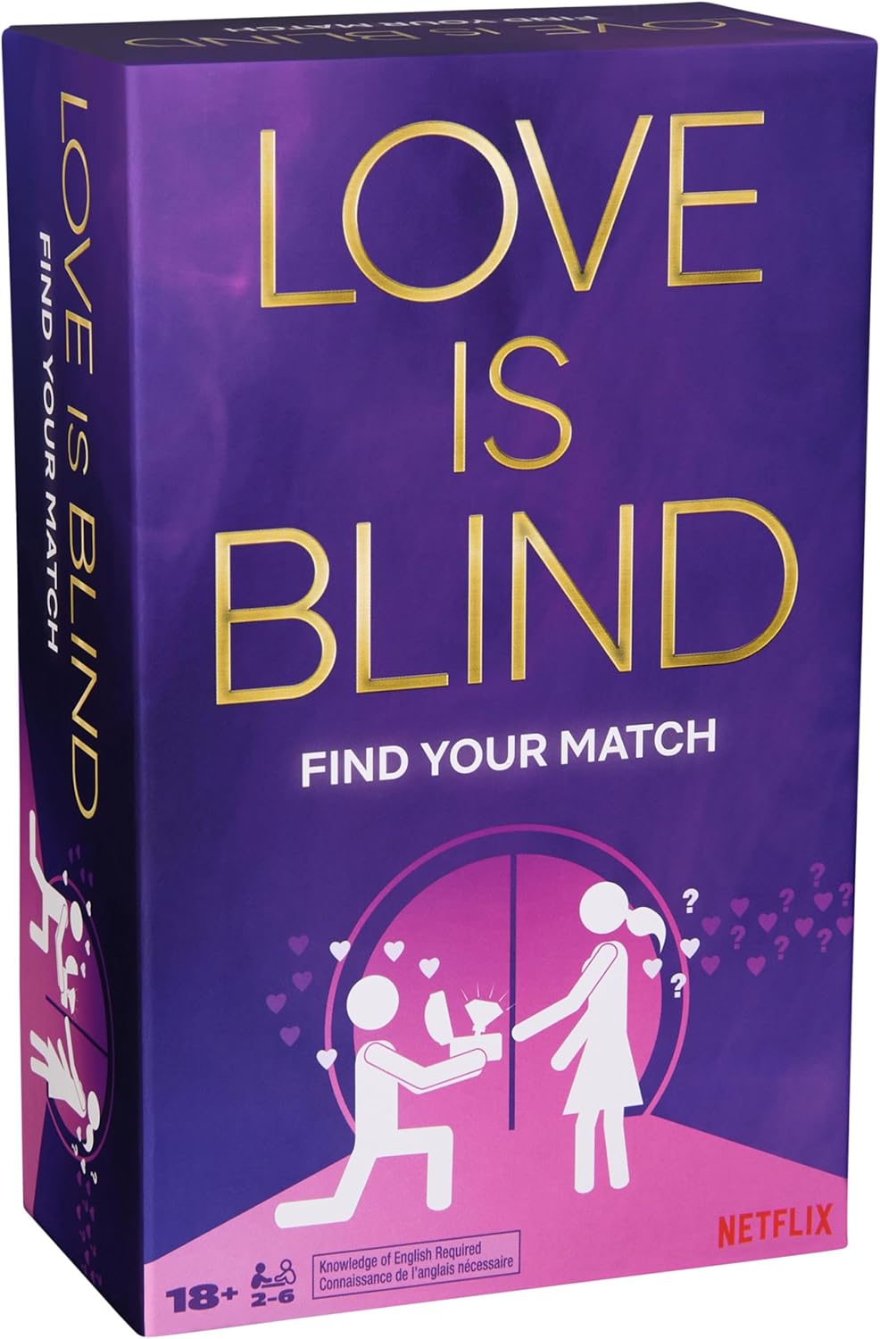 Spin Master Games, Love is Blind - Find Your Match, Party Games for Friendsgiving, Happy Hour, Bachelorette Party, Gifts for Couples, 2-6 Players for Ages 18 & Up