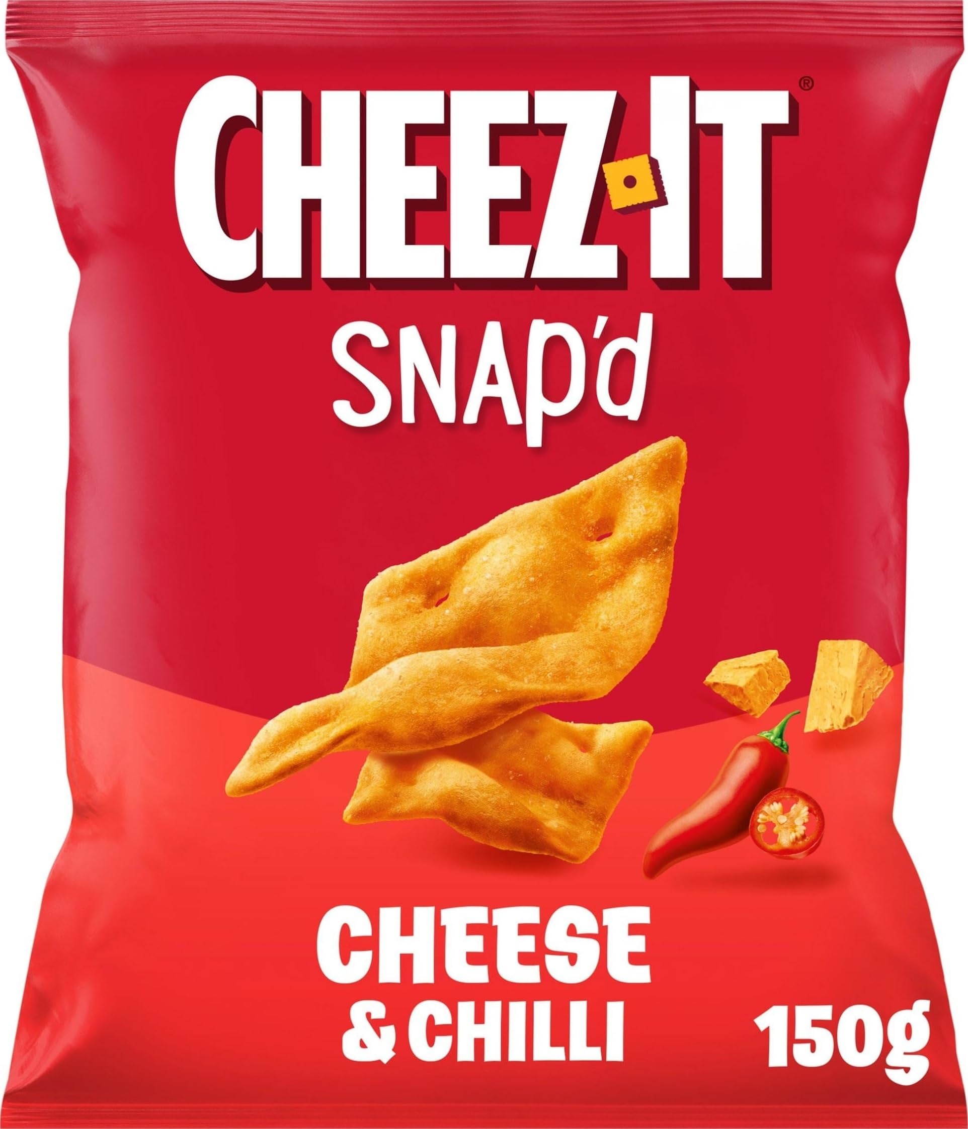 Cheez-It Cheese & Chilli Thin & Crispy Baked Snacks 150g