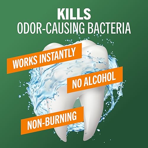 Miniatura 3 de TheraBreath Fresh Breath - Enjuague bucal Rainforest Mint, sin alcohol, 33.8 oz1 L