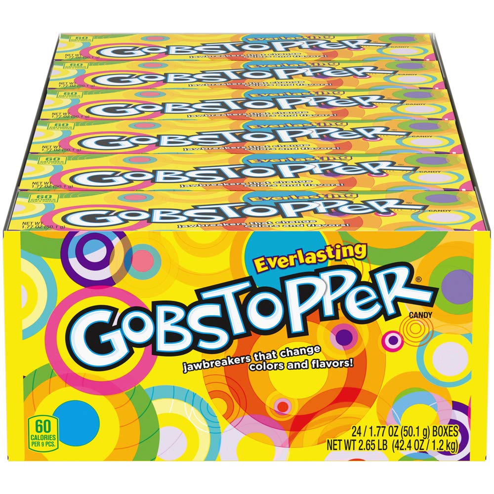 Wonka Gobstopper Everlasting Candy, Jawbreaker Candy, 1.77