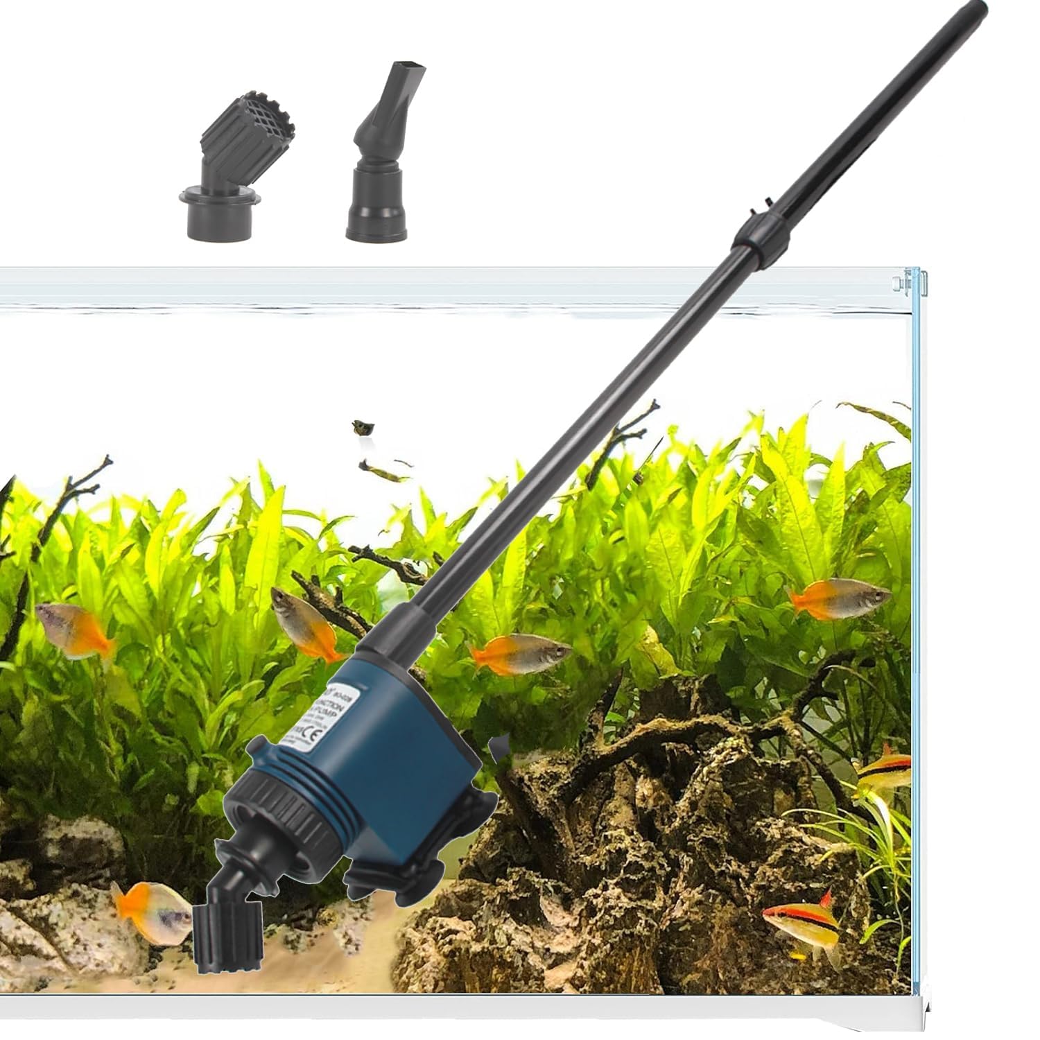 Jainsons Pet Products SOBO BO-028 Aquarium Gravel Cleaner, 3-in-1 Electric Fish Tanks Gravel Vacuum Cleaner Remove Dirt, Change Water, Wash Sand, 28 Watt |1.5m Max. Height|1700 L/h Max. Flow (B0CVF1Z644) Amazon Price History, Amazon Price Tracker