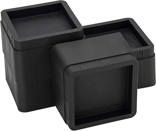 BTSD-home Elevadores de cama de 2 o 4 pulgadas, resistentes, apilables, elevadores de muebles para sofá, mesa, silla, cama, bloques de elevadores,