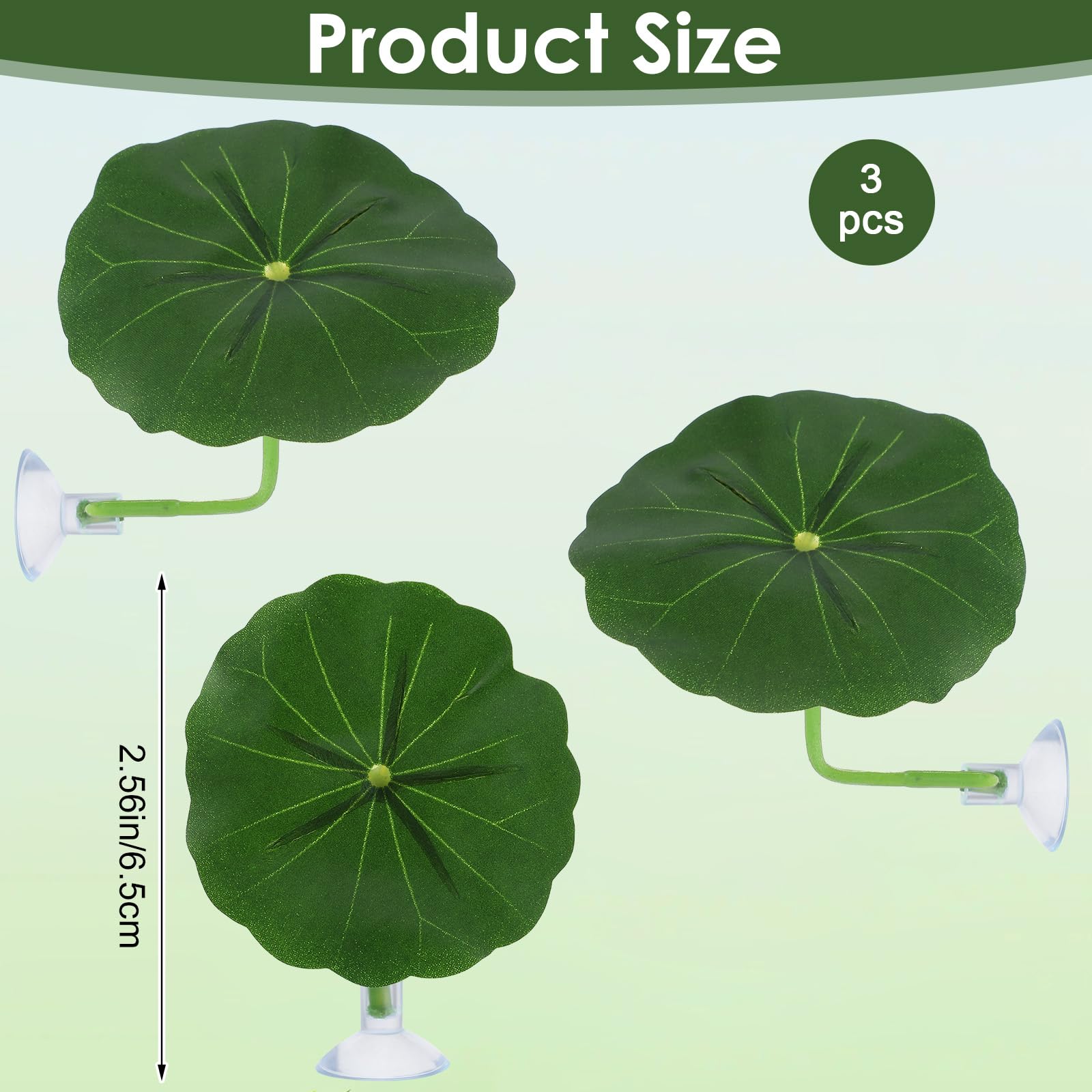 Xinjoduz Pack de 3 accessoires pour aquarium de poisson betta, Hamac en plastique pour aquarium avec coussin en forme de feuille pour décoration d'aquarium, décoration d'aquarium sûre et douce avec