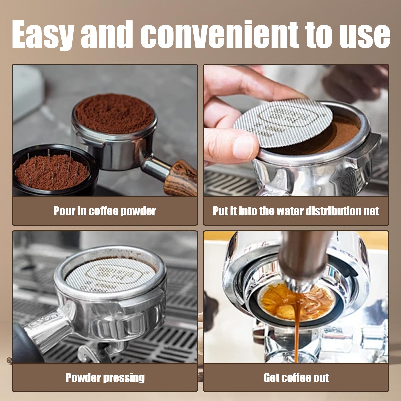 2 Filtri Metallo Per Caffè - Dischi Fine E Ultrafine Riutilizzabili In Acciaio Inox Per Macchine Da Caffè E AeroPress - Foto 11