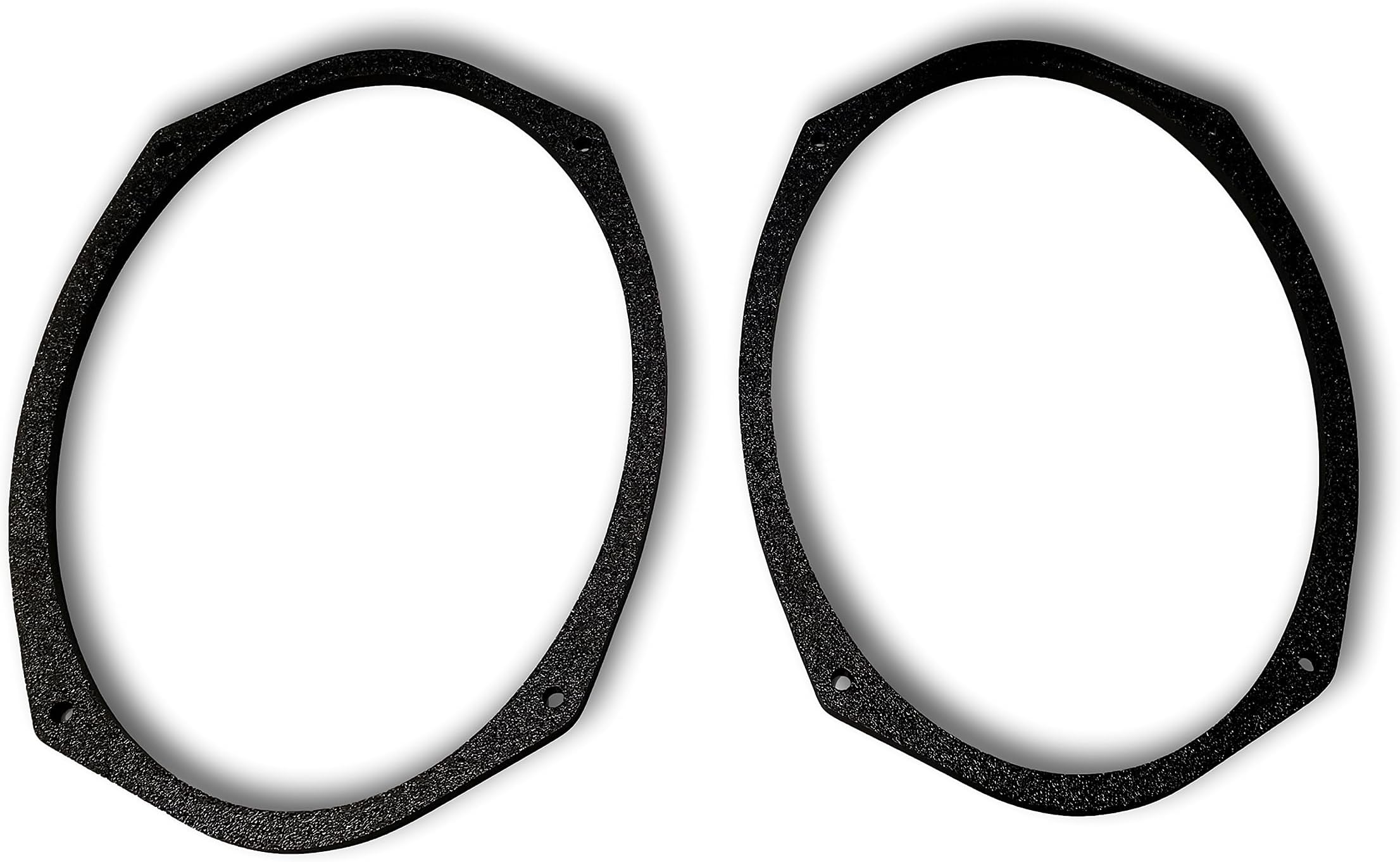 1 Pair - 6"x9" 6x9 Speaker Depth Spacers/Extension Rings/Extender/Stackable - SPKBRK012 (1/4" Thick)