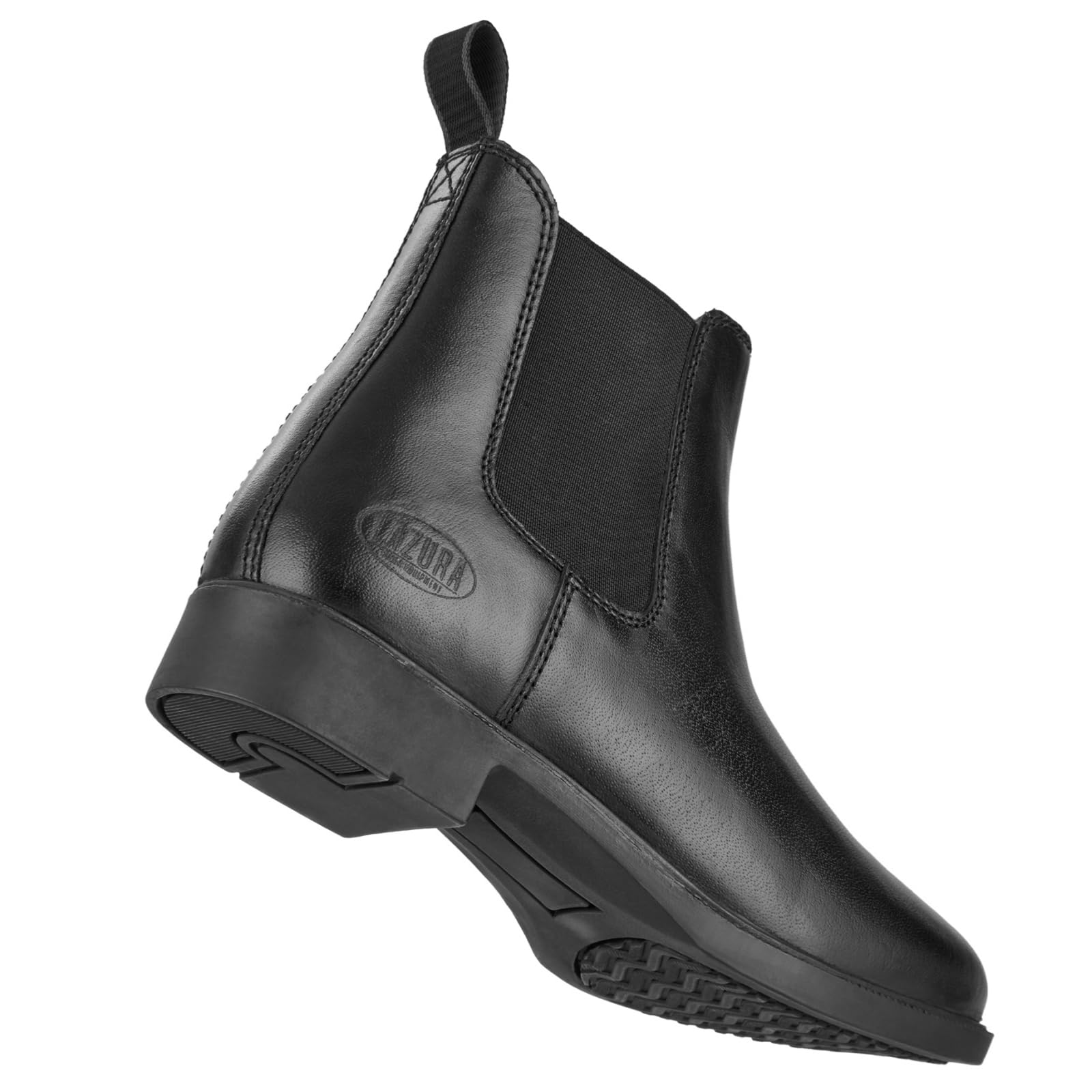 Lazura Jodhpur Reitstiefelette Classic Leder schwarz