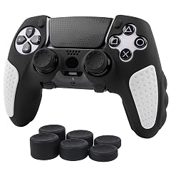Skin for DualSense Edge Ergonomic Soft Anti-Slip Silicone Controller Grip Cover Case Accessories Set for PlayStation 5 DualSense