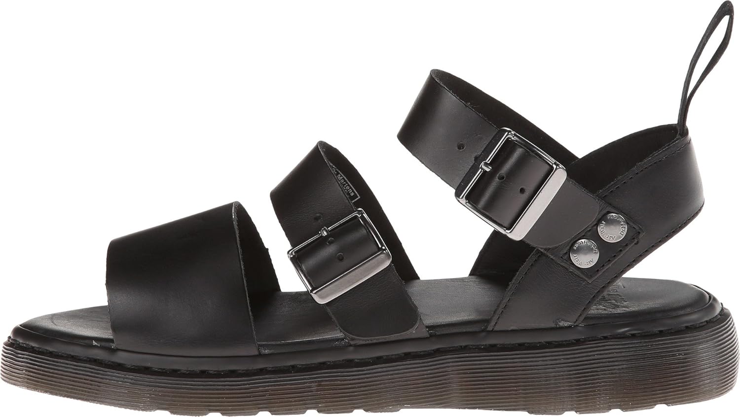 Dr. Martens Unisex Gryphon Gladiator Sandal, Black, UK 5 (US Men's 6, Women's 7) Medium - Image 2