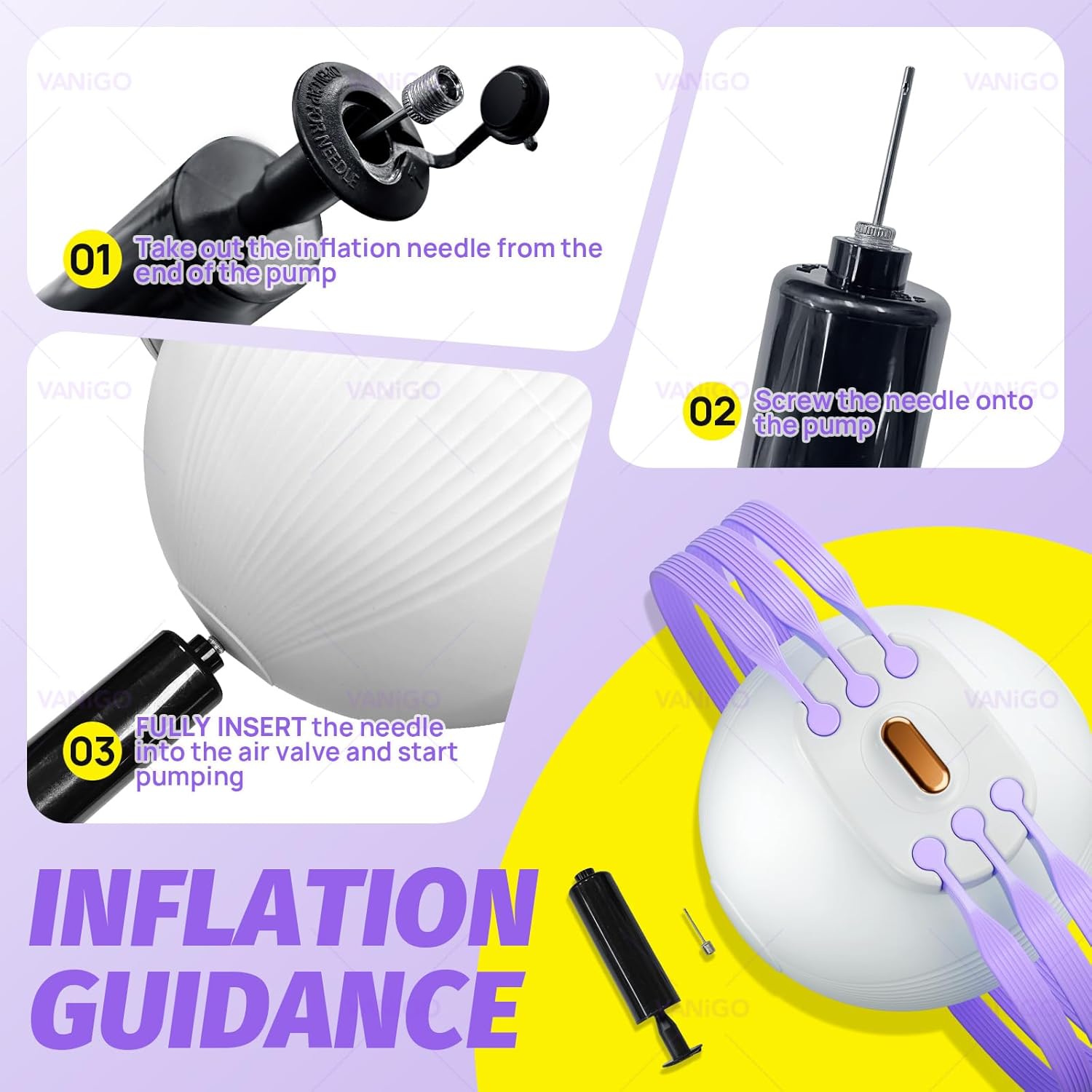 Thigh Trainer with Inflatable Resistance Ball, Adjustable 120 LB Inner & Outer Thigh Exerciser, Kegel Pelvic Floor & Hip Trainer for Women, Home Leg Equipment Compact Resistance Bands Fitness