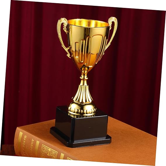 MDCXJHGZ Mini Golden Trophy Black Square Base 1pc Pool Copa Champion Trophy