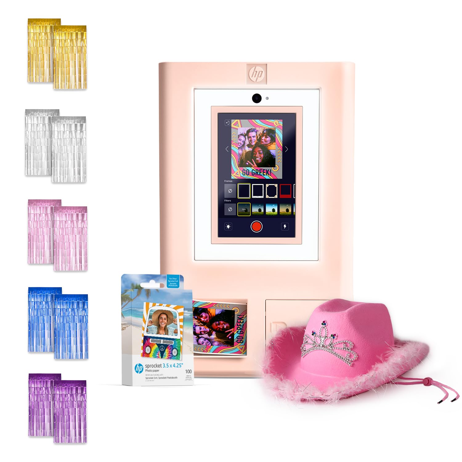 Amazon.com : HP Sprocket Photo Booth Machine Instant Color Photo