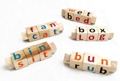 IVEI Wooden Educational Toys for Kids - Phonics Toy - Spell Games – Learning Toy – Alphabet Learner – Multicolour Toy - 
