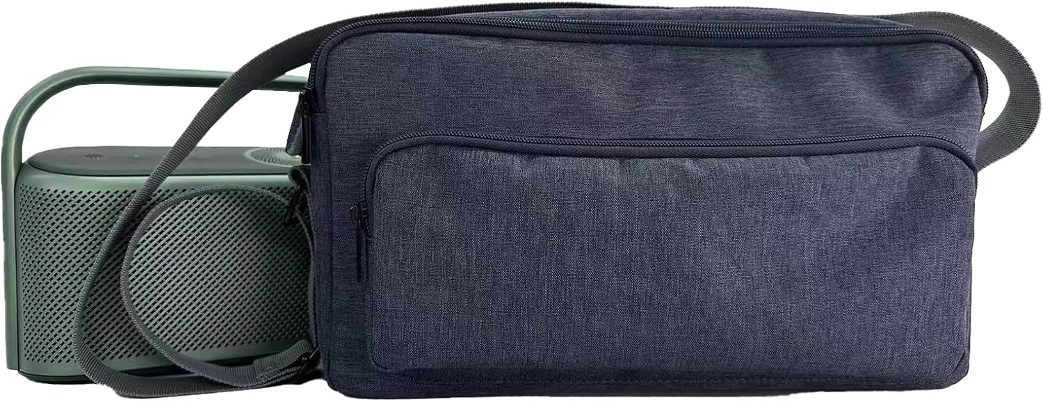 Travel Carrying Case Cover Bag for Bose SoundLink Max Portable Speaker,Protective Tote Bag for Anker Soundcore Motion X600 Portable Bluetooth Speaker(Blue)