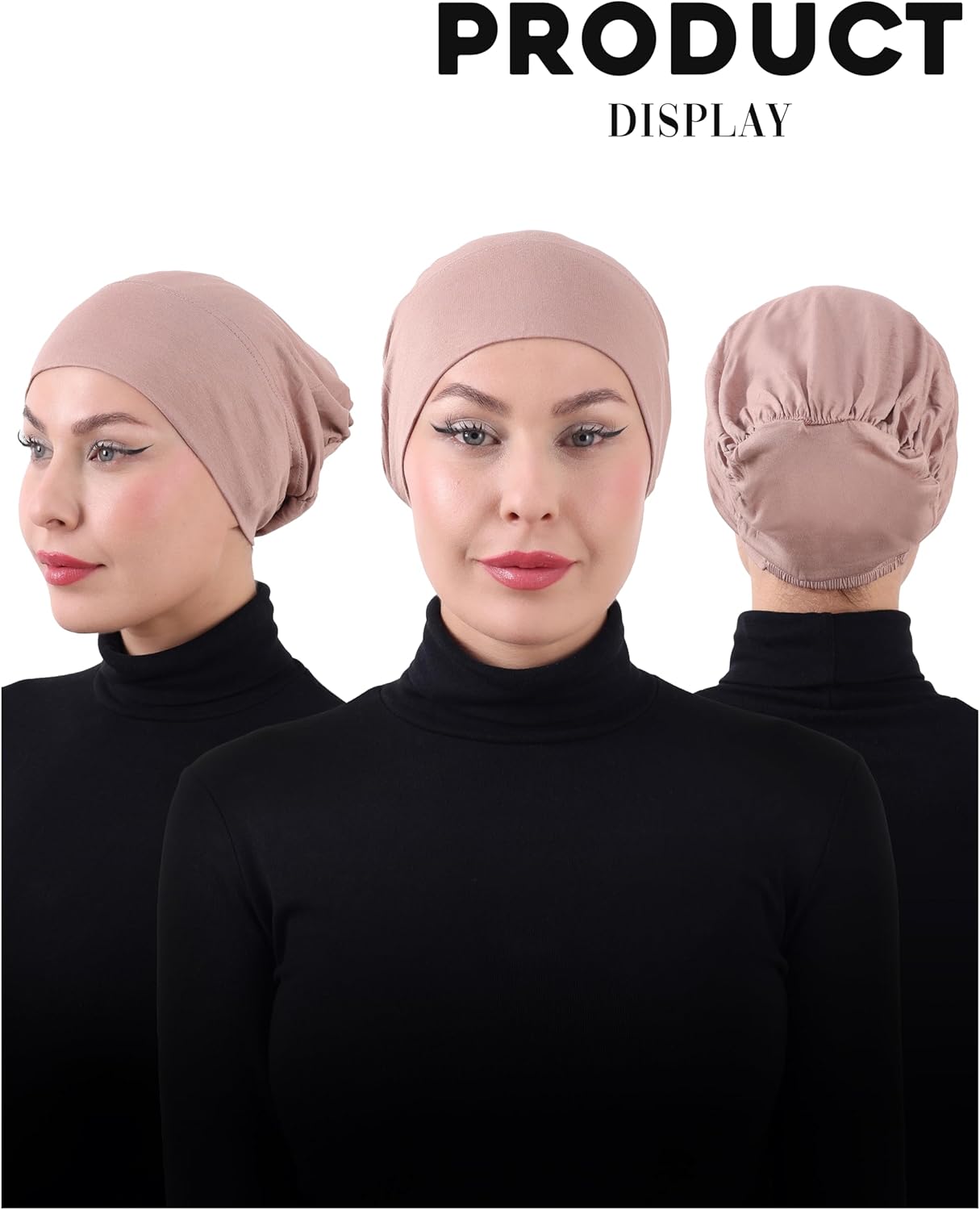 Chemo Headwear for Women - Soft Cotton Beanie Turban Sleep Cap - Cancer Head Scarf for Hair Loss - Image 2