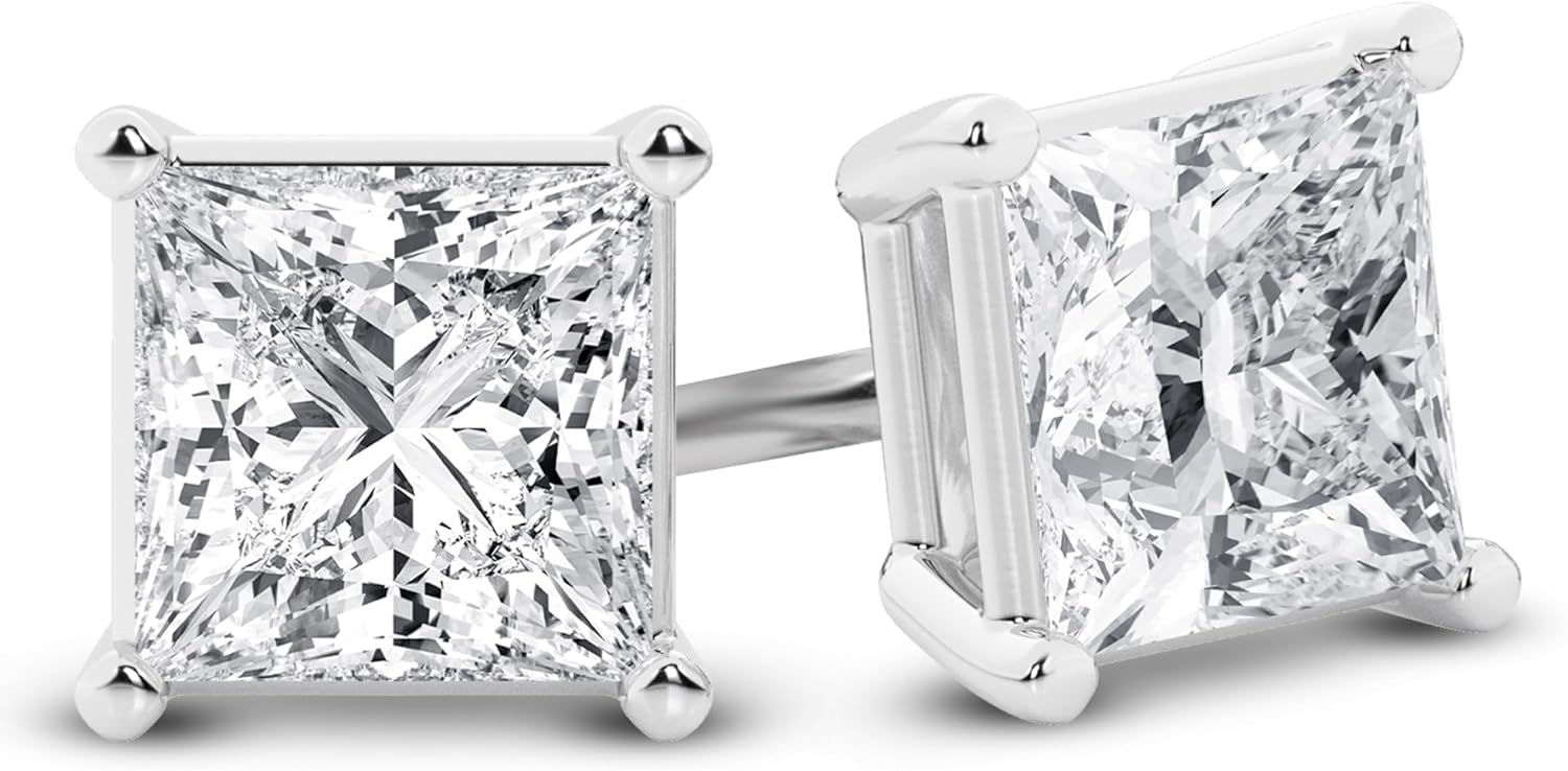 Belacqua Lab Grown Diamond Stud...