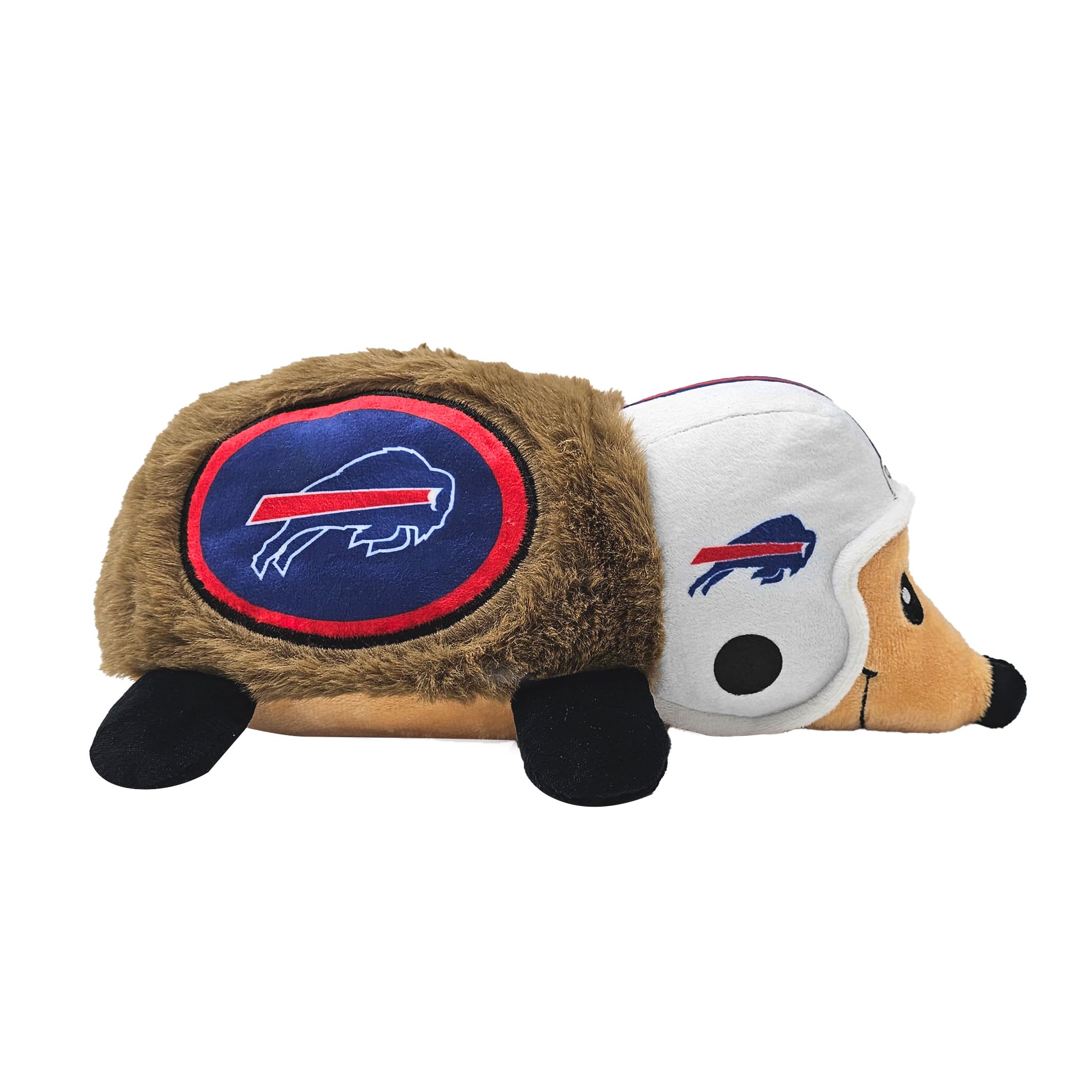 NFL Buffalo Bills Plüsch-Igelspielzeug für Hunde & Katzen, Cooles weiches Haustierspielzeug für Spaß und interaktives Spielen, Hunde-Kauspielzeug mit Quietscher, lizenziertes Hot Pet Spielzeug