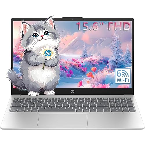 HP Essential Laptop Computer for Home and Student with Office 365, 2026 Edition, 8GB RAM - 256GB SSD - Intel Processor - FHD Display, 500GB External HDD, Portable Design, Copilot AI, Windows 11 Home