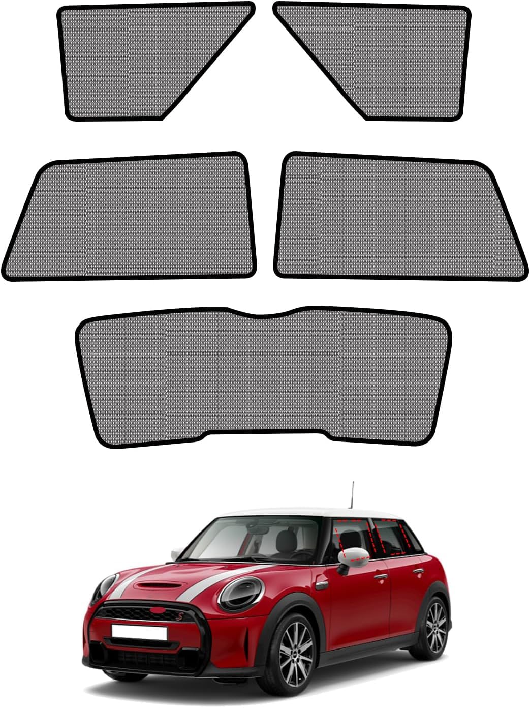 R56 ミニクーパー　MINI サンシェード Amazon.co.jp: Loveyes ミニクーパー R56 サンシェード メッシュ