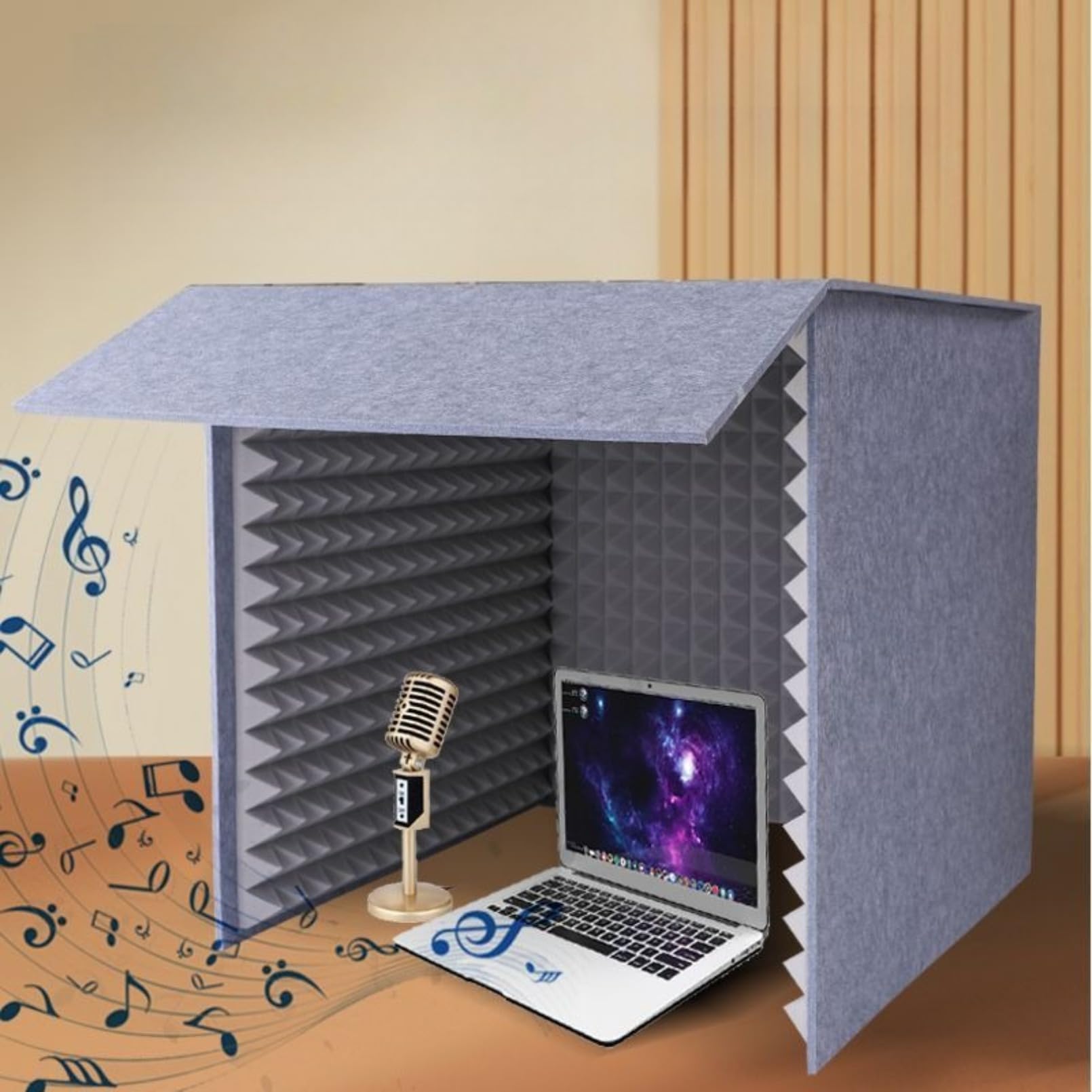 Amazon | Zitixo 簡易防音室 1人用 防音ボックス 吸音パネル 防音室