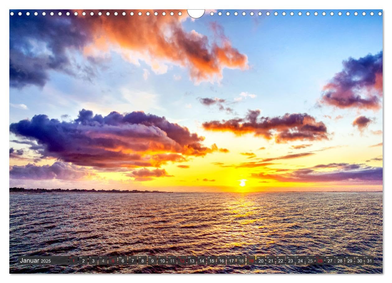 NORDSEE-VERLIEBT (Wandkalender 2025 DIN A3 quer), CALVENDO Monatskalender: Impressionen von der Waterkant (CALVENDO Orte)