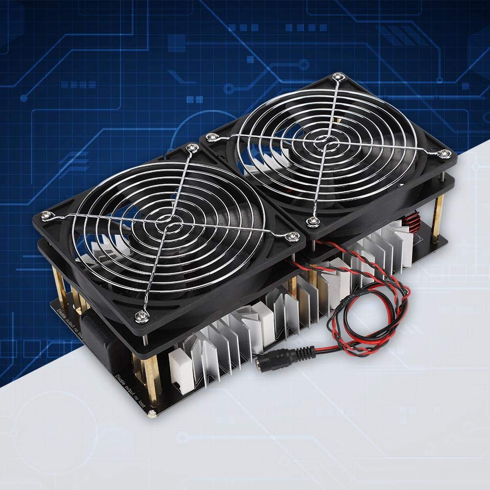 Induktionsheizung Borad für Heimwerker, 12V-48V 2500W Heizplatte Hochfrequenz-Induktionsheizmodul Flyback-Treiber, Niederspannungs-Induktionsheizmodul