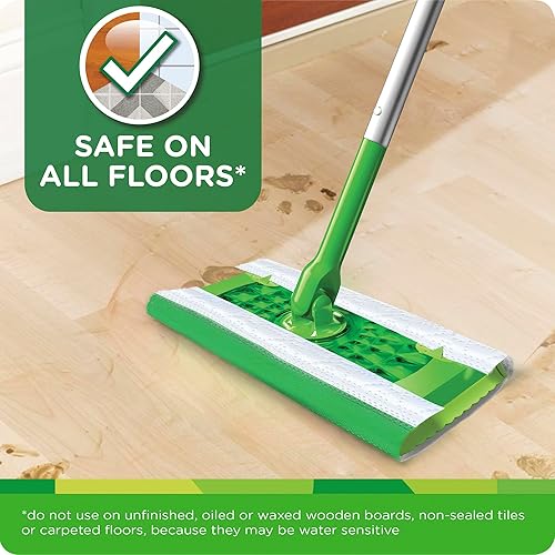 Miniatura 8 de Swiffer Sweeper Wet Mopping Pad - Recambios para trapeador de suelo, ganar aroma, paquete de 24 repuestos