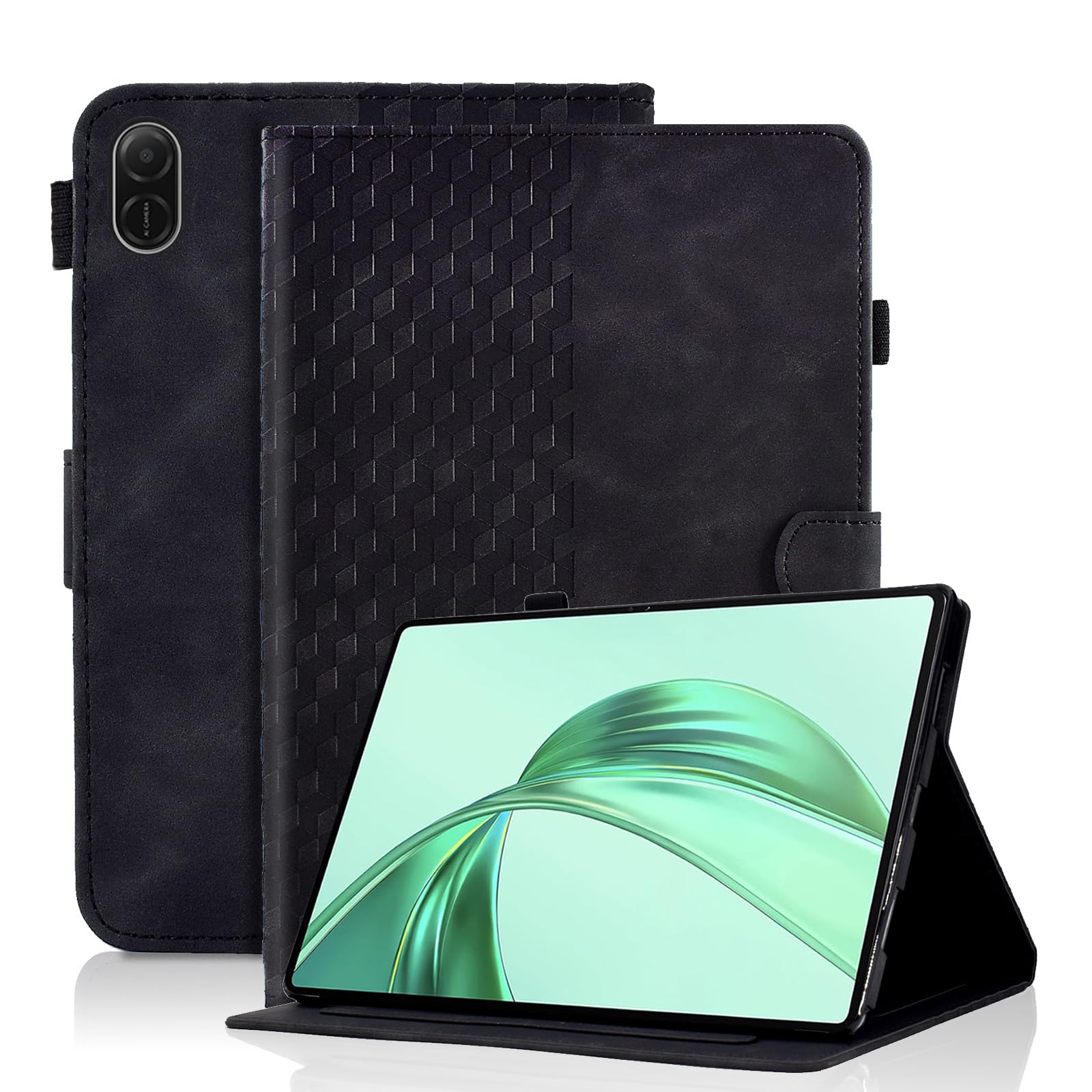 Case for Honor Pad X8a 11 Inch Tablet 2024 Protective Case Premium Leather Folio Smart Case with Auto Sleep/Wake Pen Holder Card Slot for Honor Pad X8a- Dark Green — view 235