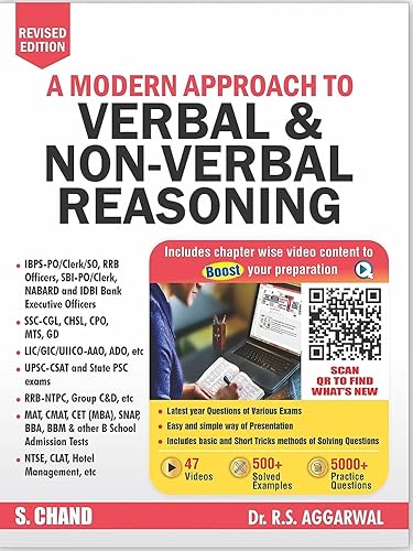 rs Agarwal verbal and non verbal reasoning book [Paperback] R.s.aggarwal