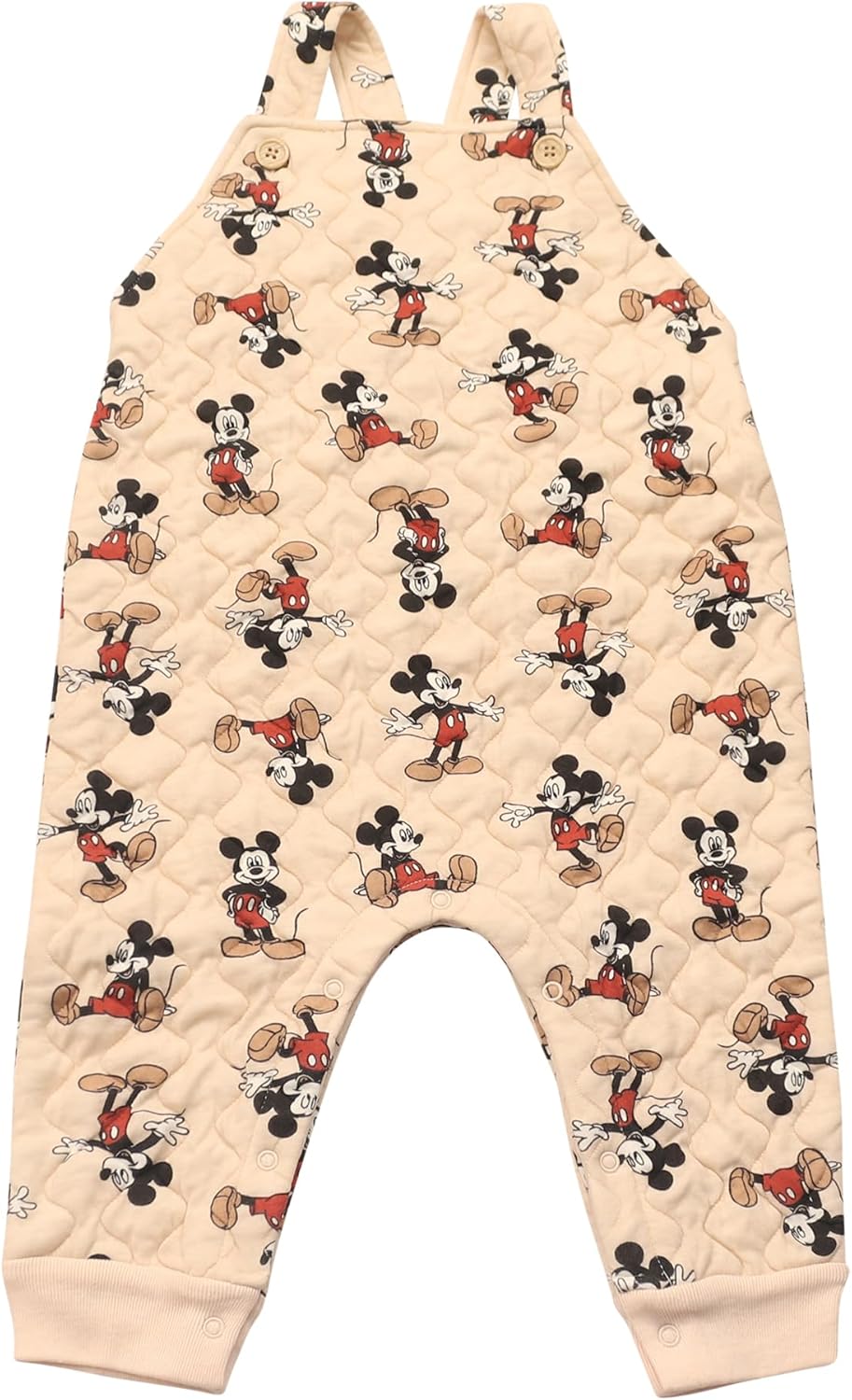 Magic Threadz Disney Clothes Baby Boys Overall Set – Mickey Mouse & Winnie the Pooh Long Sleeve Top & Romper Outfit (0–24M) - Image 4