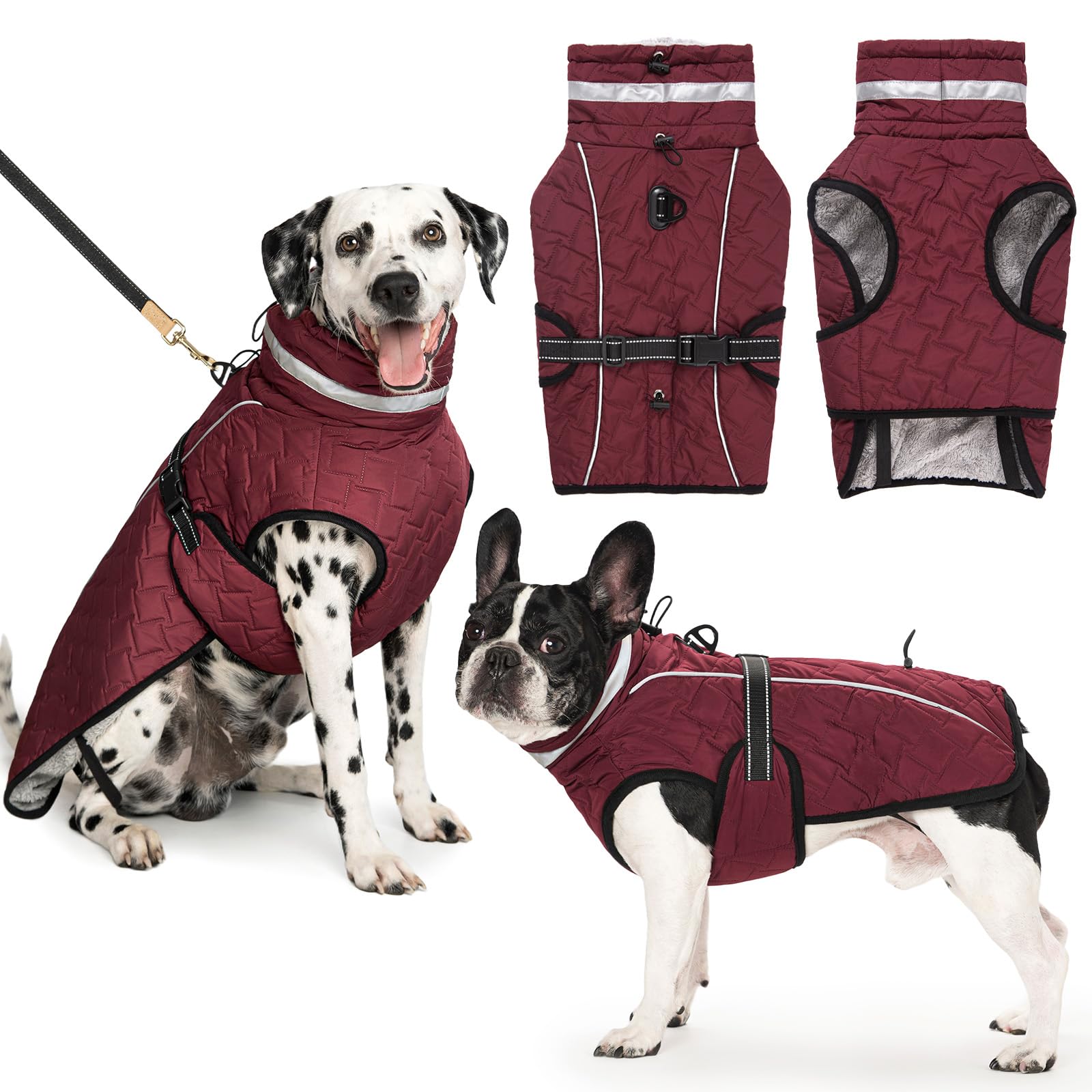 Cyponpy Hundejacke Winter Mantel Hund Wasserdicht Regen Hundemantel Warm  Reflektierend Wintermantel Hund Fleece Hundemantel mit Geschirr Winter  Hundejacke Wasserdicht Kleine Mittelgross Groe Hunde : Amazon.de: Haustier