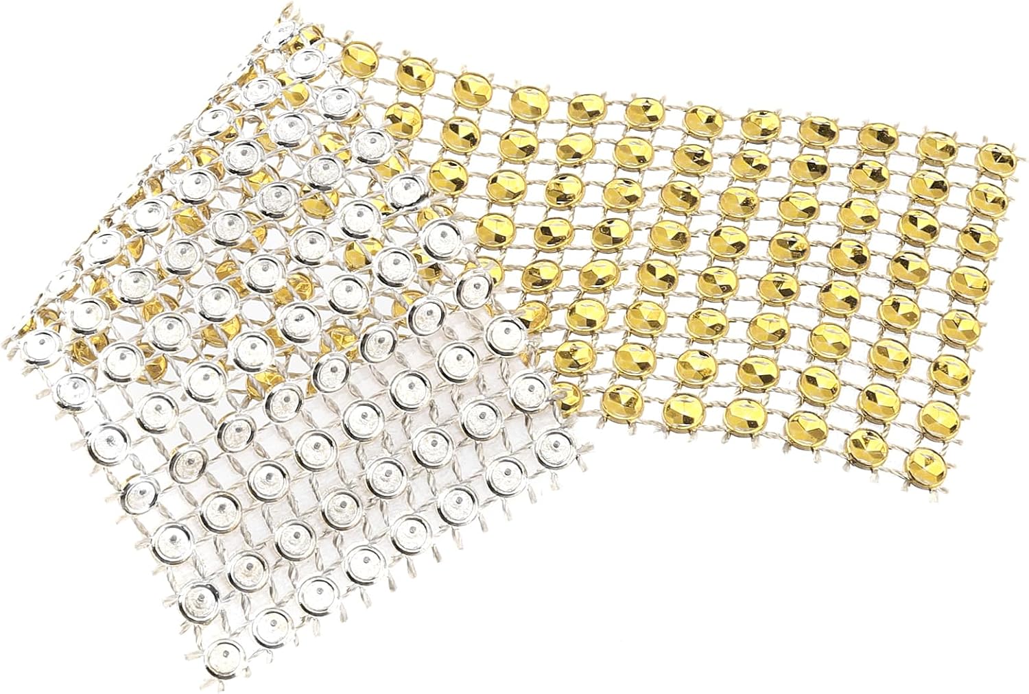 300PCS Napkin Rings, 5 x 1.5 Inch Gold Napkin Ring, Diamond Gold Napkin Rings Bulk for Table Decoration