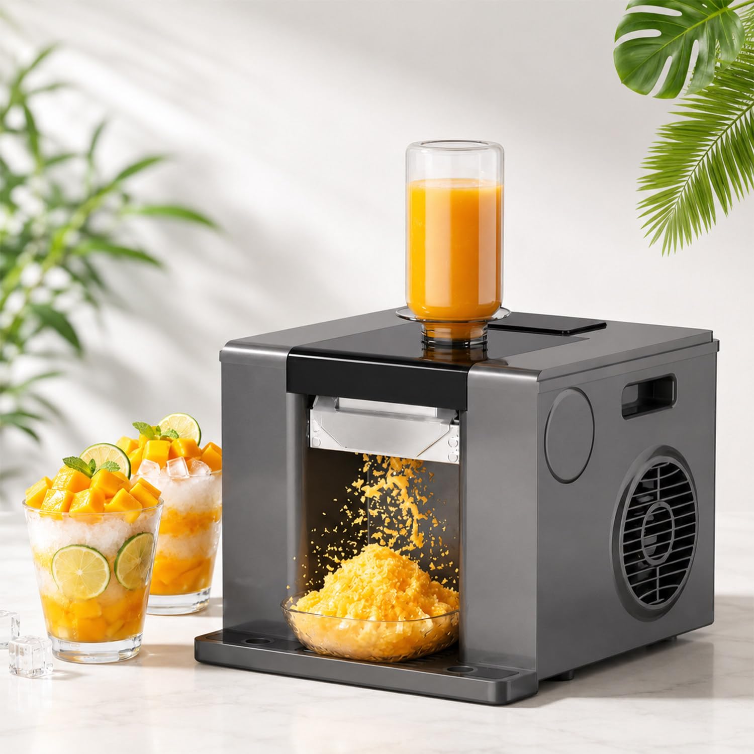 Snowflake Ice Maker Machine, Snowflake Machine, 350w Slushie Machine