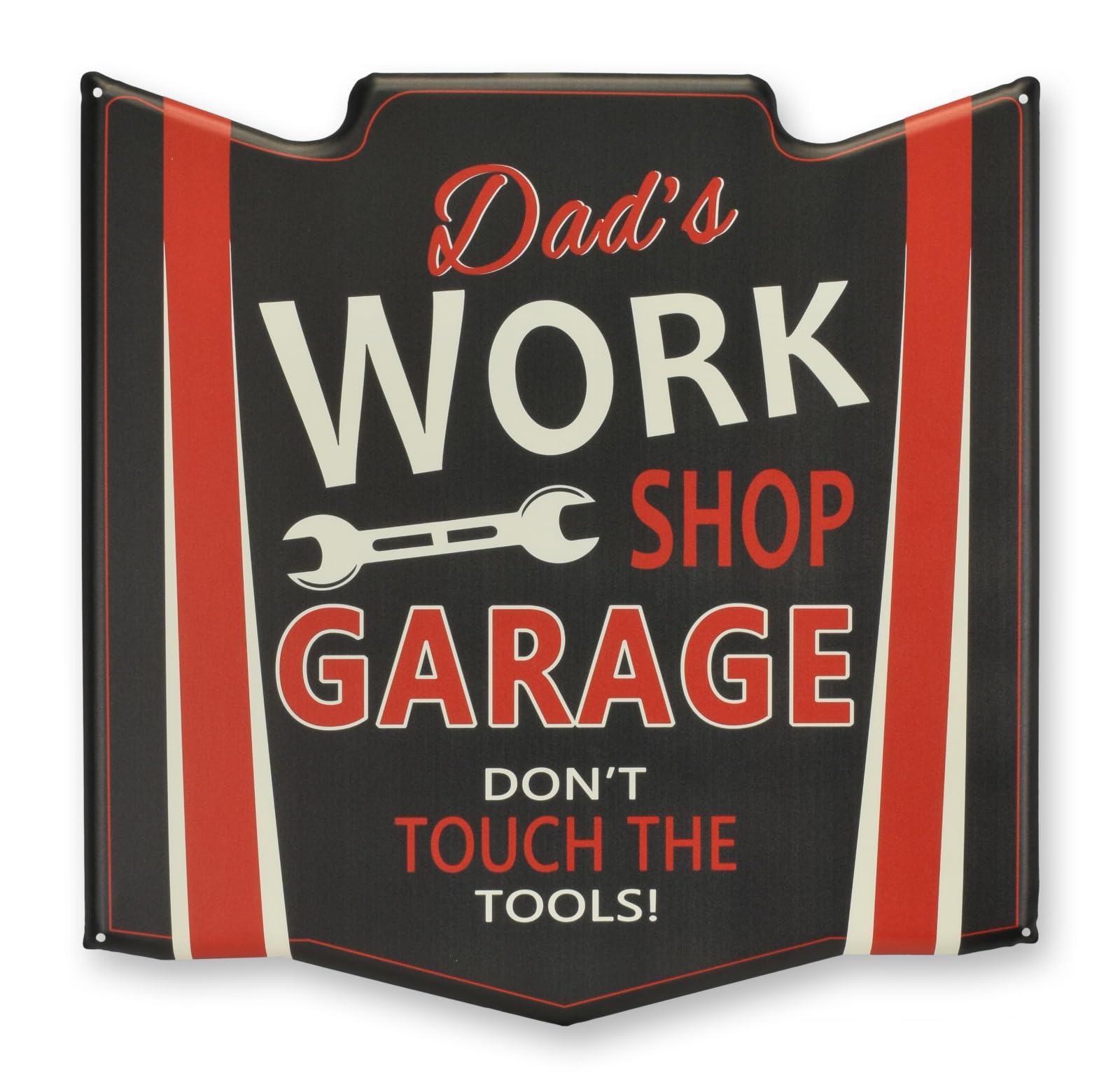 aubaho Cartel de chapa para taller, garaje de mi padre, réplica, diseño retro