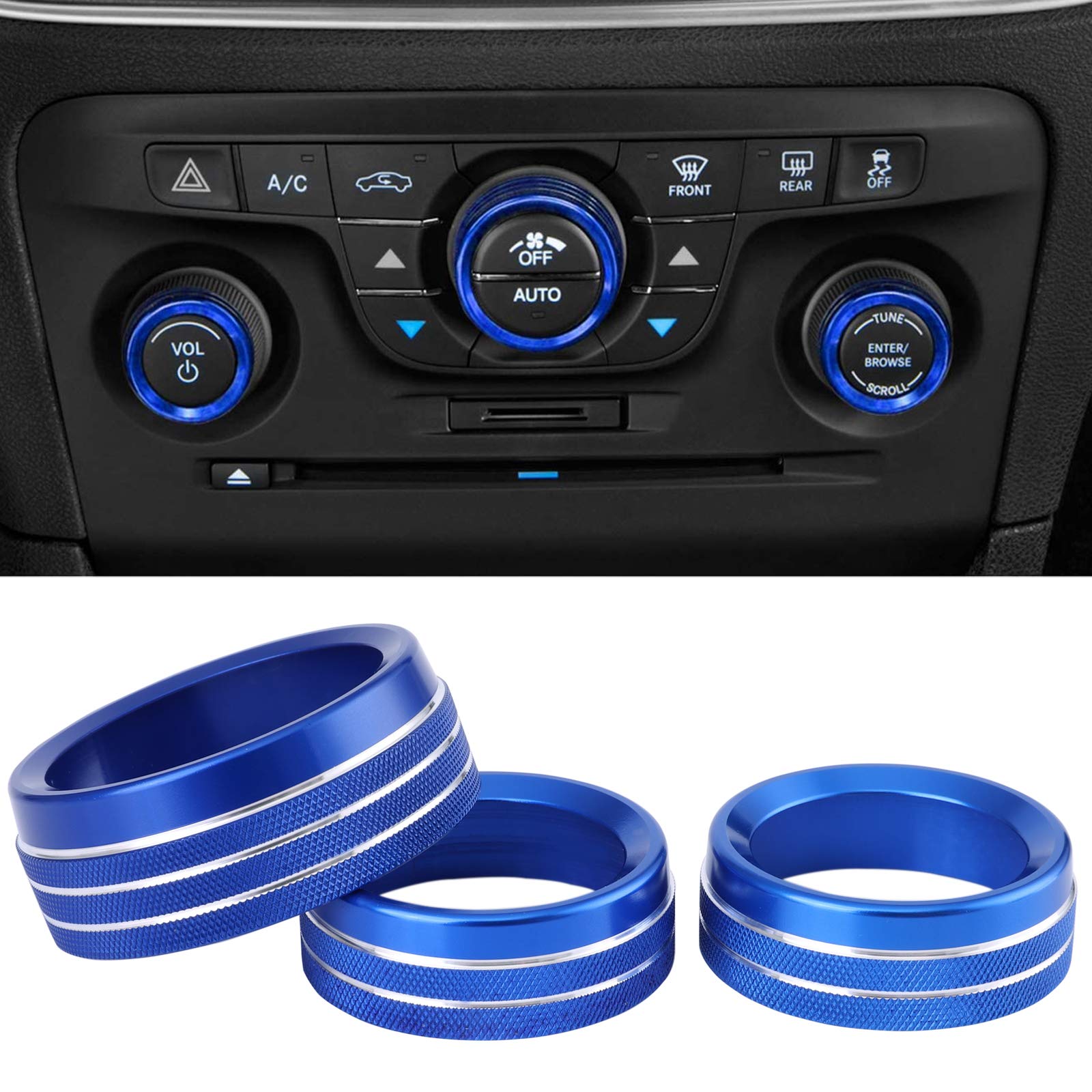 Air Conditioner Switch CD Button Knob Cover