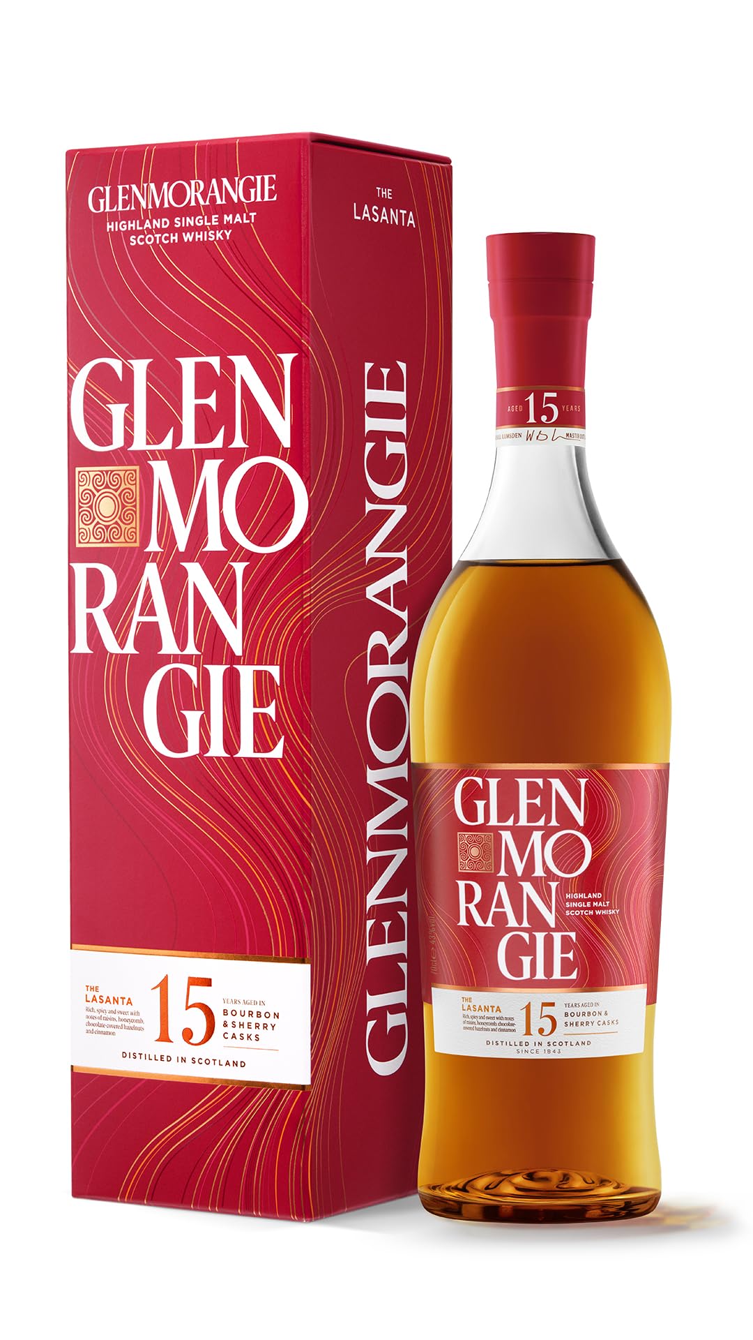 Glenmorangie Lasanta Single Malt Scotch Whisky 15 ans 70 cl sous étui