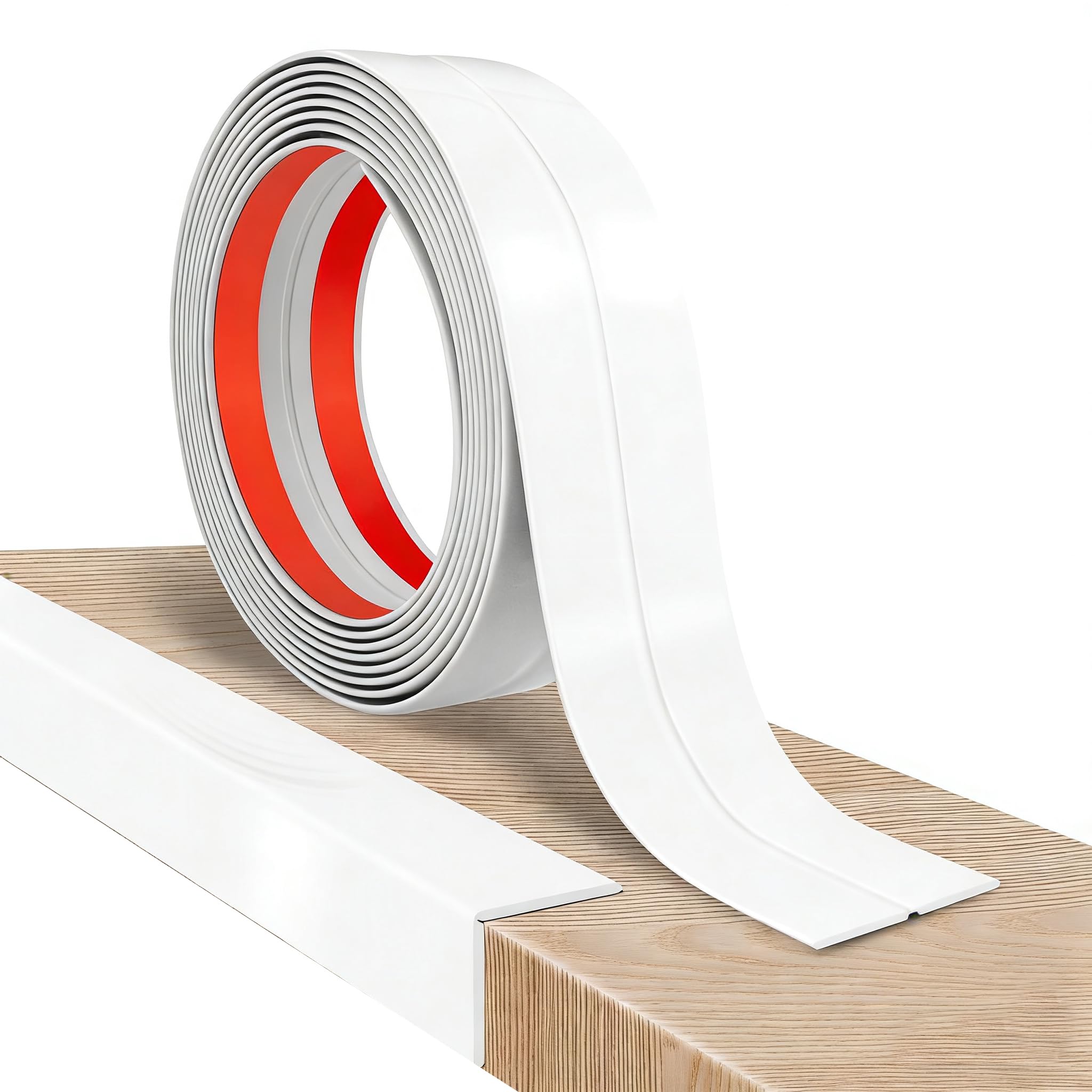 Westspark Wall Corner Protectors, Wall Trim Moulding Strip Protectors Wall Moulding for Tile Edging Ceiling (Bright White, 4cm×3m)