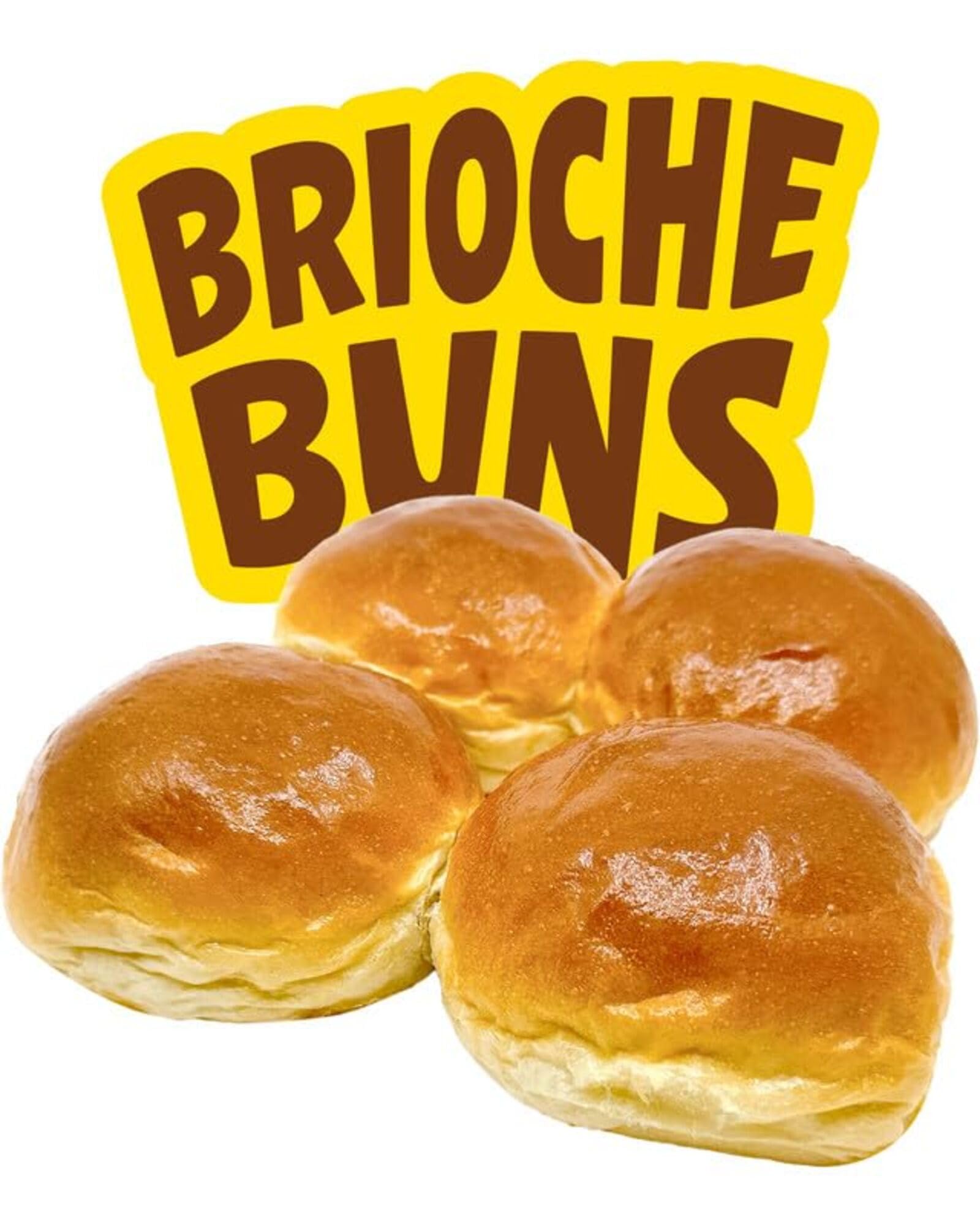 Brioche - Weiche & zarte Burger Buns - Frisch gebackene Brötchen mit hausgemacher Qualität - Backwaren von Bekarei