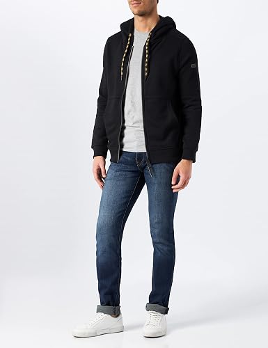 Camel Active Sweatshirt Homme - Coton 100% - Capuche Réglable - Coupe Régulière - Style Urbain