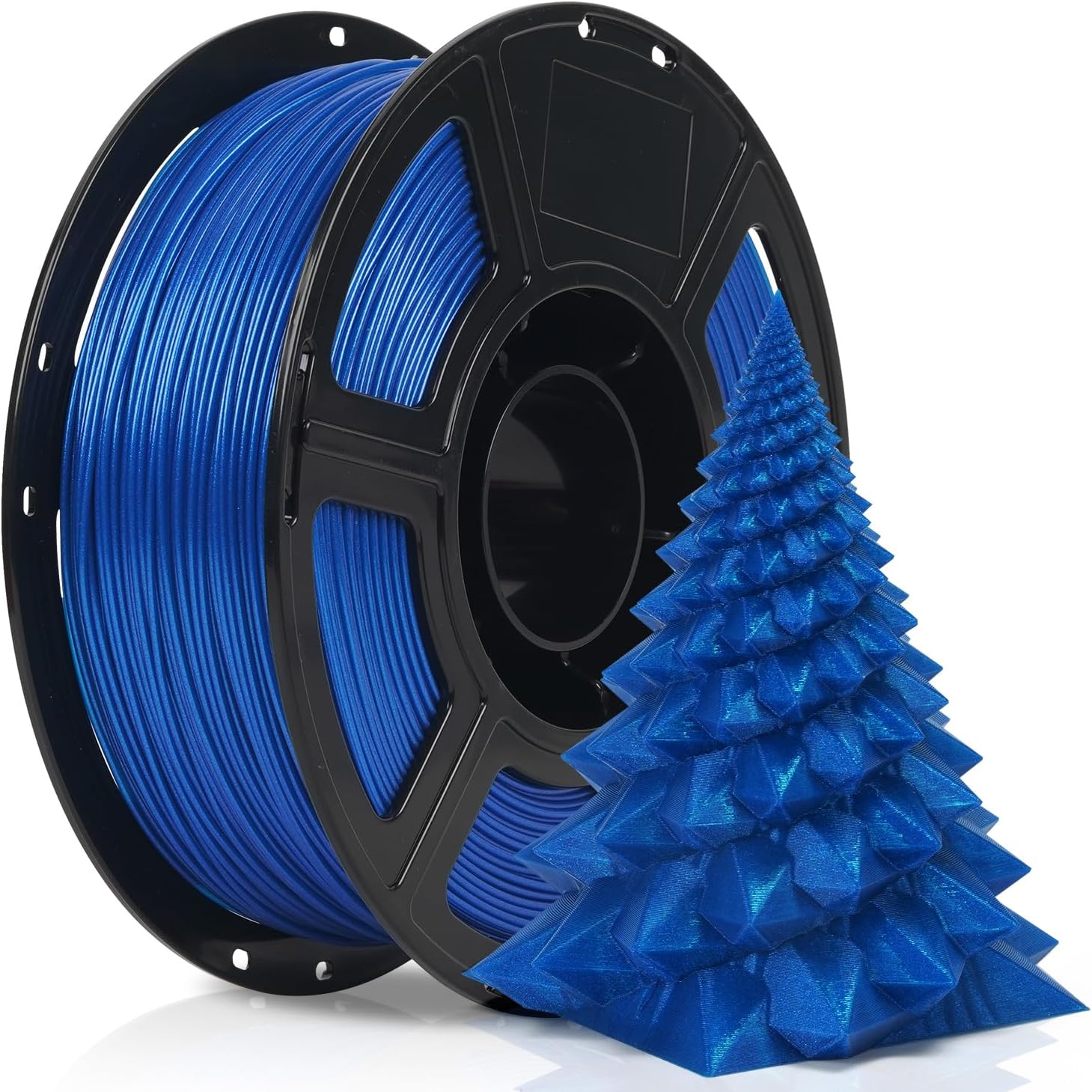 FLASHFORGE Xmas Series Rapid PLA Filament Aurora Green, High Flow Speedy 3D Printer Filament Max 500mm/s High-Speed Printing, Radiated Unparalleled Brilliance, Twinkling and Ultra-Smooth Finish