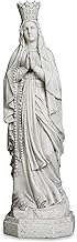12" H Our Lady of Lourdes Statue at Rosary Square,A Blessed Virgin Mary Statue Mother of Jesus Figurine,Catholic Gifts of Assumption of The Blessed Virgin Mary Figurine
