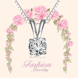 Amazon.com: LONAGO 925 Sterling Silver 5A Cubic Zirconia