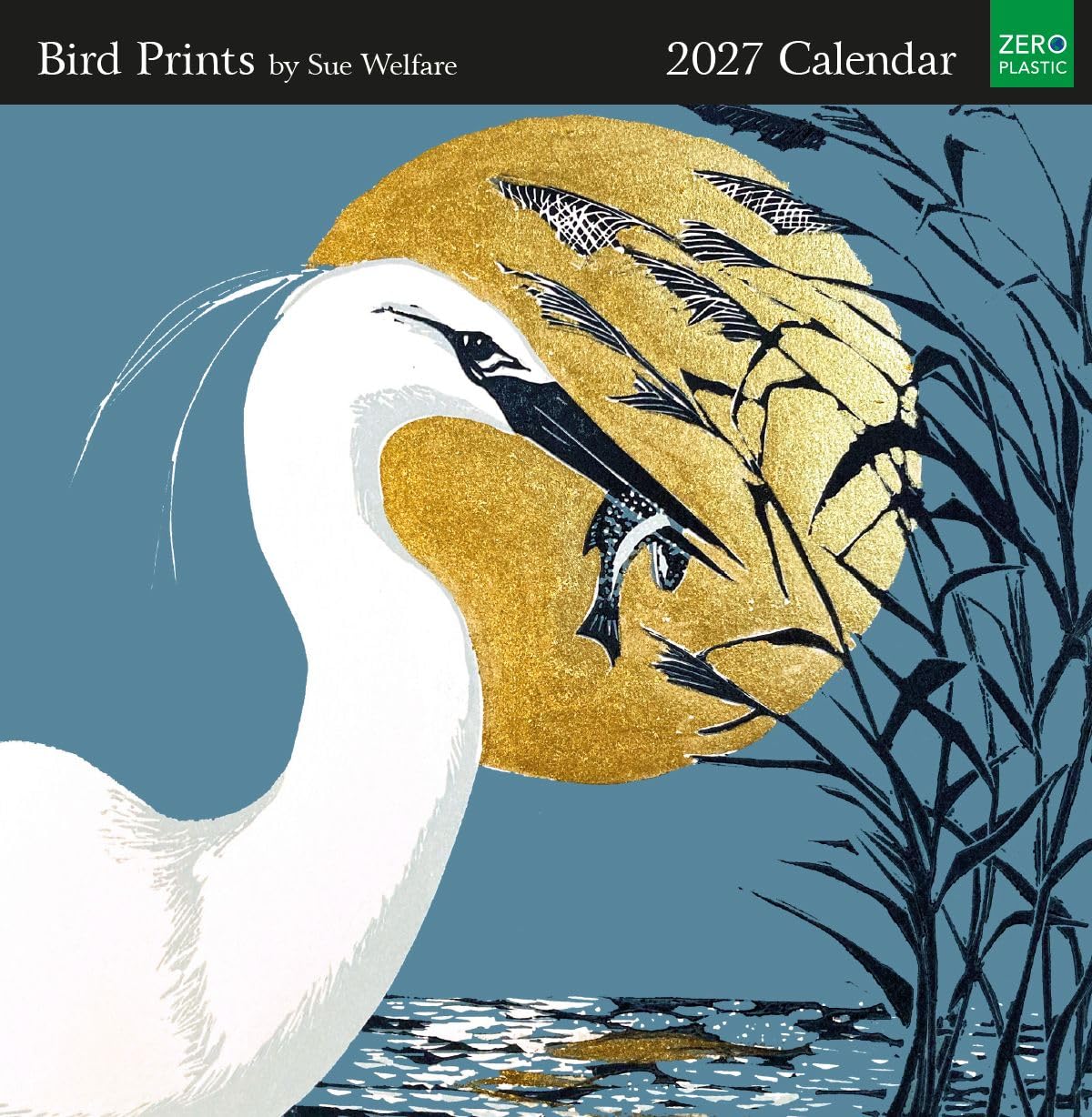 Museums & Galleries Bird Prints 2027 Calendar - Month to View Wall Calendar UK - 2027 Wall Planner and Personal Organiser for Home and Office