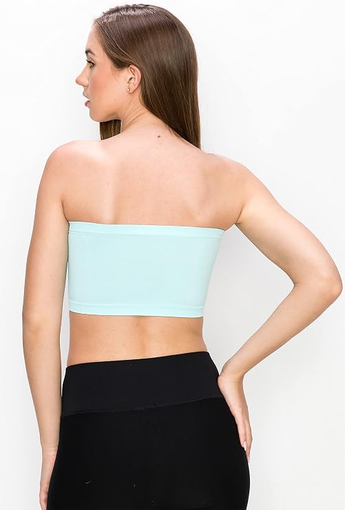 Kurve Seamless Bandeau Tube top - UV Protective Fabric, Rated UPF 50+ (Non-Padded) -Made in USA-