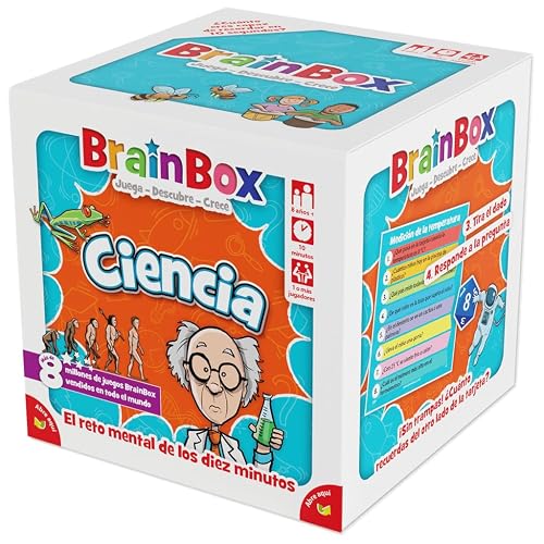 Asmodee - Juego de cartas BrainBox Ciencia Asmodee