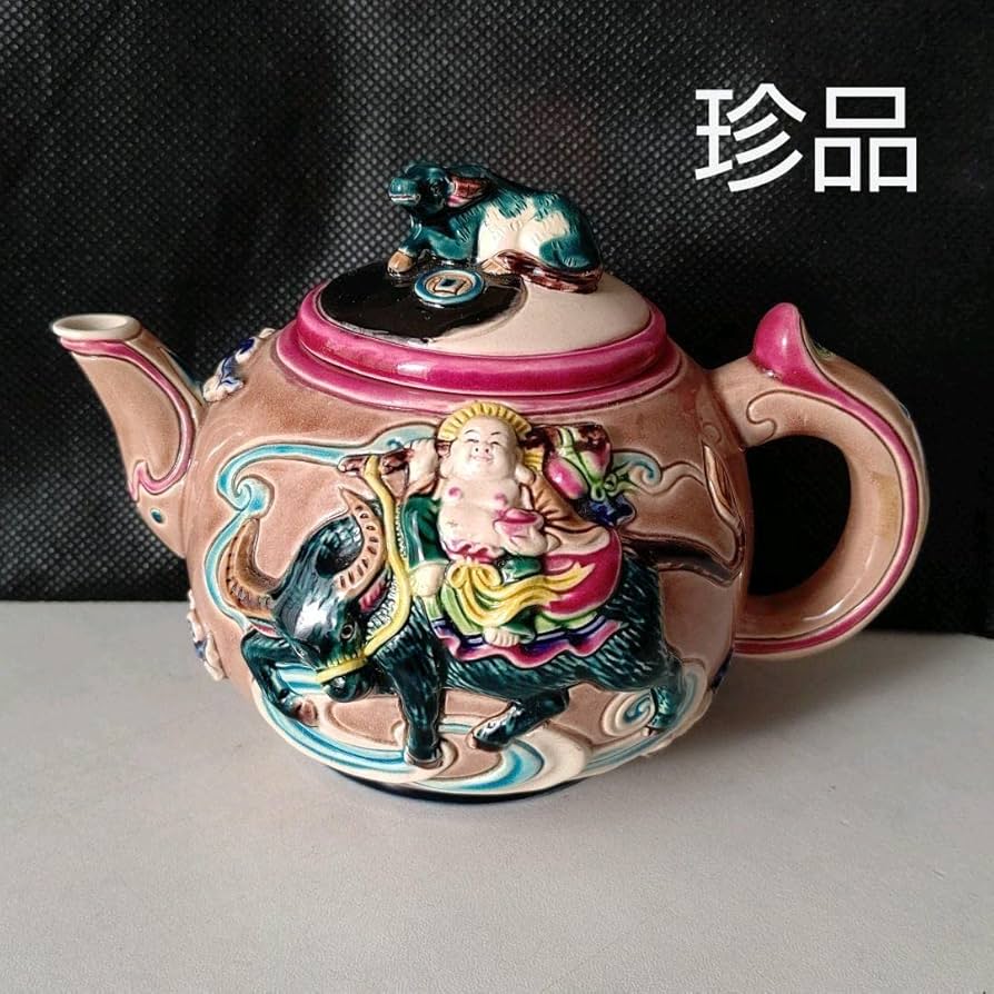 台湾の焼物　交趾焼　の急須　茶器　丑　牛 Amazon.co.jp: 台湾の焼物 交趾焼 の急須 茶器 丑 牛 : おもちゃ